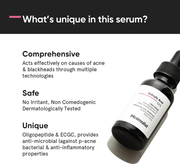 Actual product image Minimalist Salicylic Acid 02% Face Serum (30 ml)