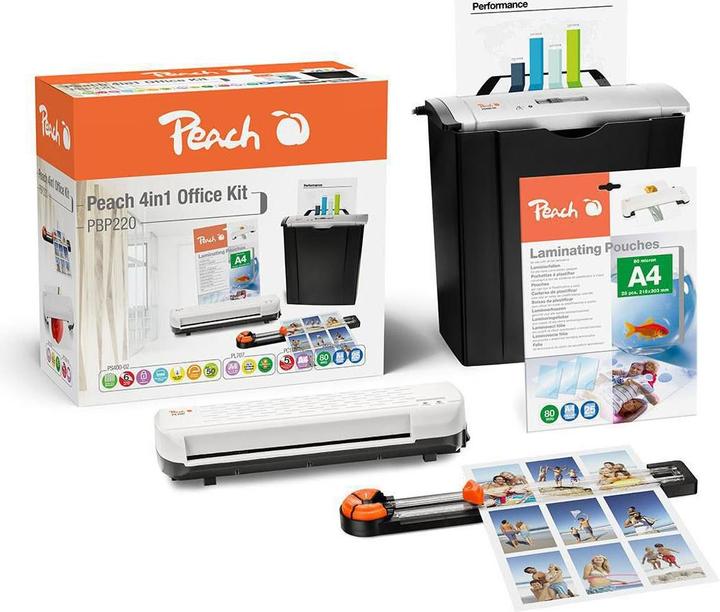 Image du produit Peach Kit de bureau avec plastifieuse