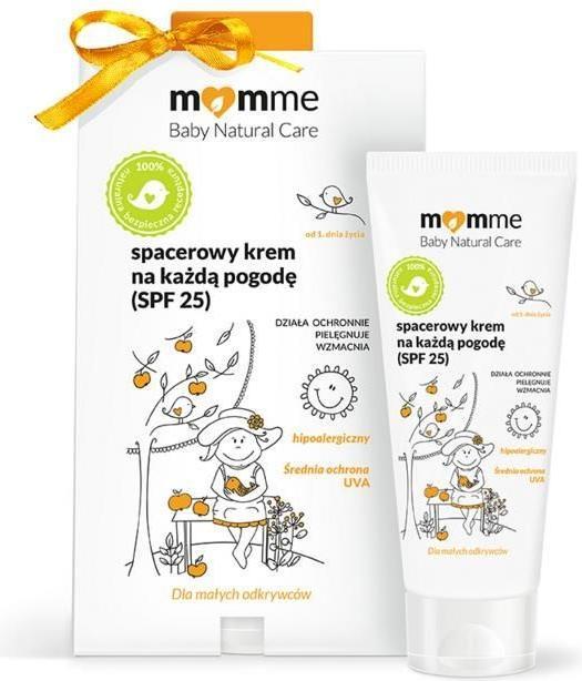 Image du produit MomMe crème solaire pour sortir SPF 25 crème (Crème solaire visage, SPF 25, 50 ml)