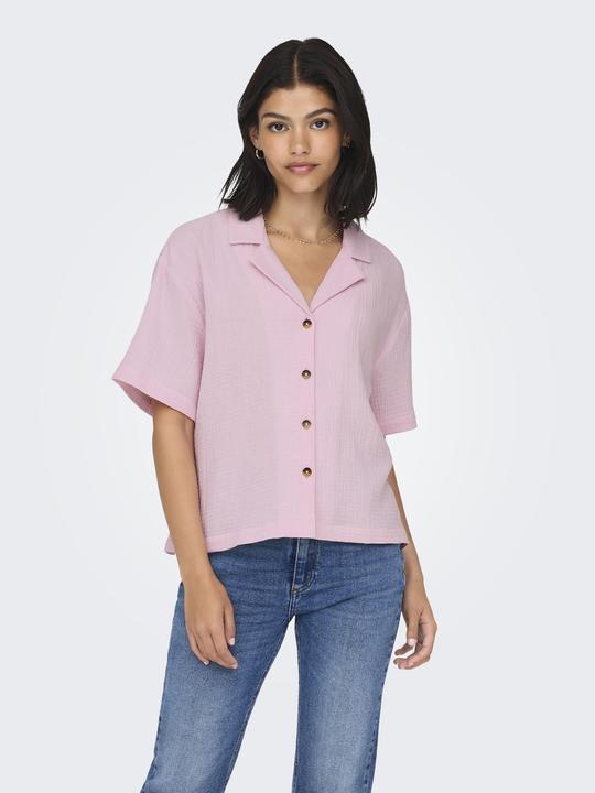 Produktbild JdY Locker geschnitten Resort Kragen Tief angesetzte Schulter Hemd Hemd (XL)