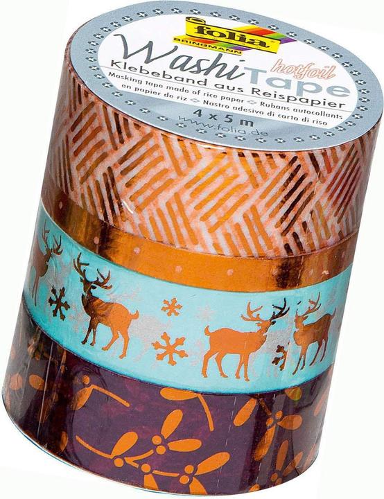 Image du produit Folia Washi Tape Christmas Copper