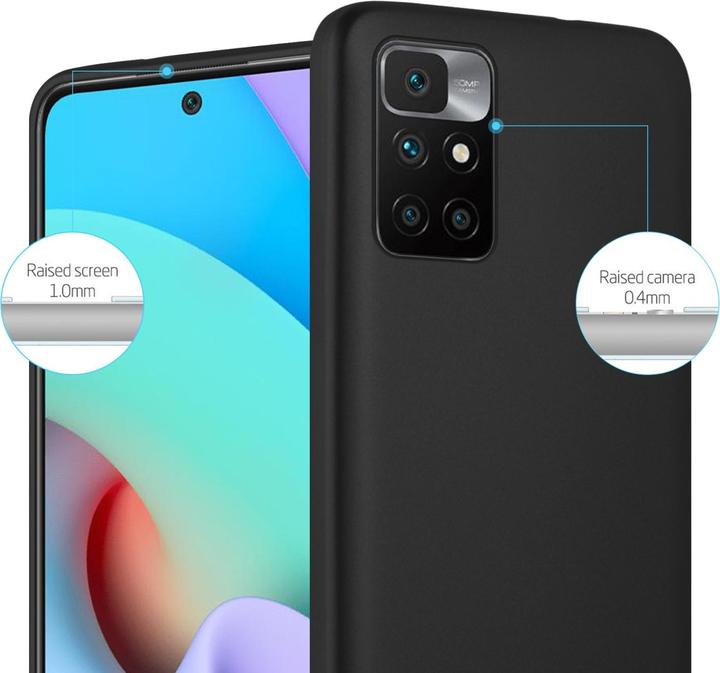 Actual product image Cadorabo TPU Matt Metallic Sleeve (Xiaomi Redmi 10, Xiaomi Redmi Note 11)