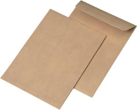 Mailmedia Tasche pieghevoli C5 oF/hk marrone 20mm fondo appuntito 110g confezione 250 pezzi (250 x)
