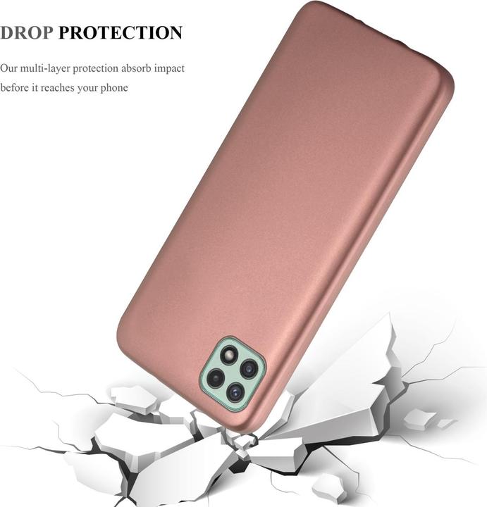 Actual product image Cadorabo TPU Matt Metallic Sleeve (Samsung Galaxy A22 5G)