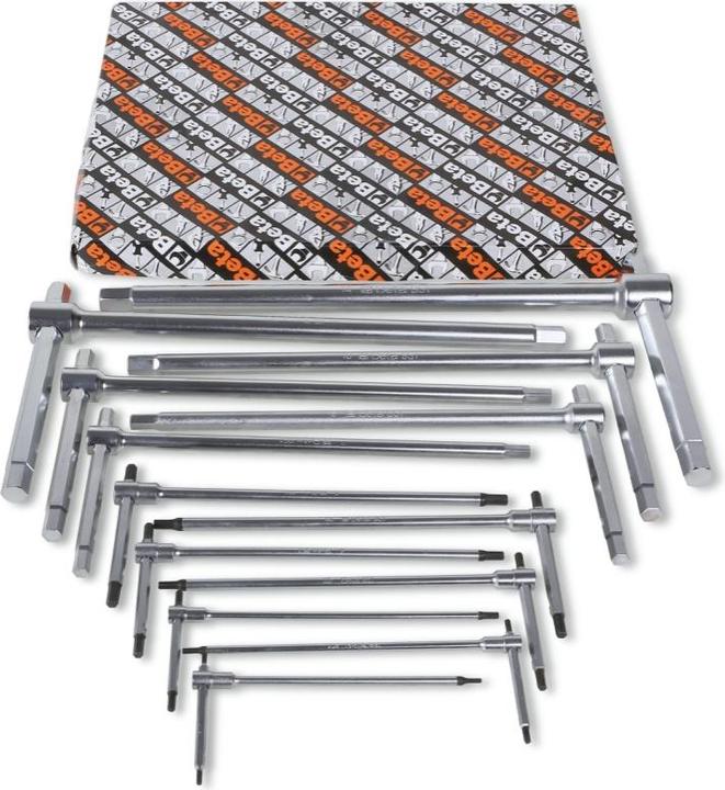 Actual product image Beta Tools Stiftschlüsselsatz mit T-Griff (14-teilig)