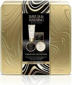 Image du produit Baylis & Harding Collection Signature Mandarine & Pamplemousse Douceur Pamper Tin de luxe (50 ml)