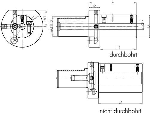 Actual product image Promat Tool holder E2 S DIN 69880 Type A