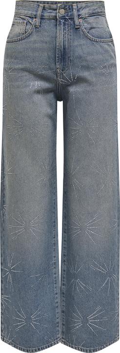 Only ONLHOPE Hohe Taille Weiter Beinschnitt Jeans Jeans mit weitem Bein (W30/L32)