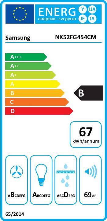 Energie-Label Samsung NK52FG454CM