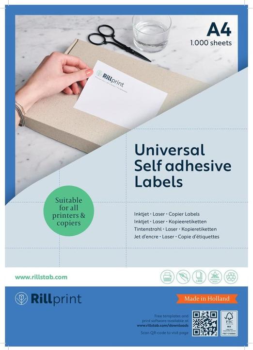Produktbild Rillprint Adressaufkleber