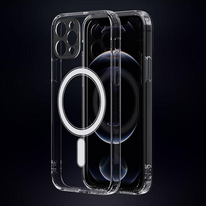 Actual product image OEM Back panel cover CLEAR MAG COVER case compatible with MagSafe for IPHONE 16 transparent (Apple iPhone 16)