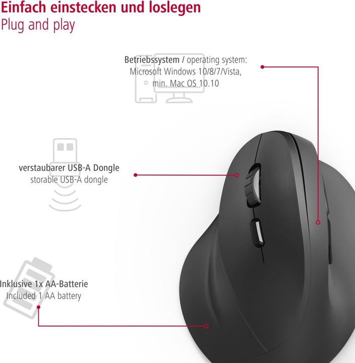 Actual product image Hama EMW-500ML (Wireless)