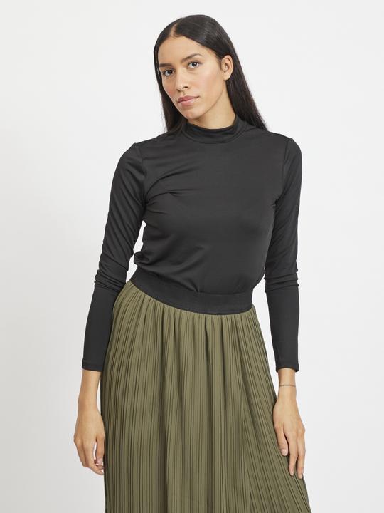 Actual product image Vila Stand up collar top with long sleeves (L)