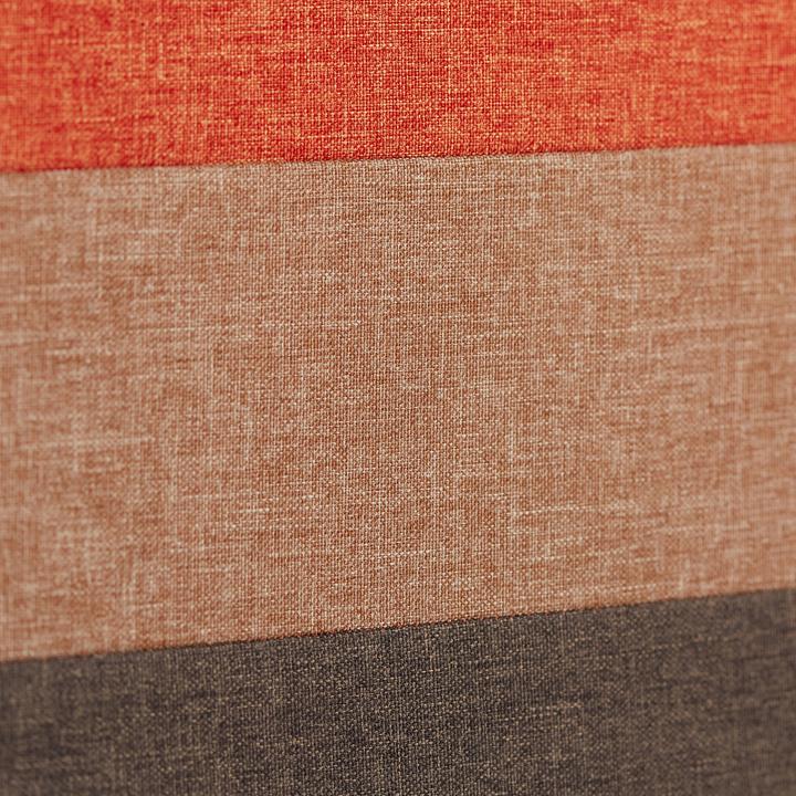 Actual product image Relaxdays Padded Striped Ottoman