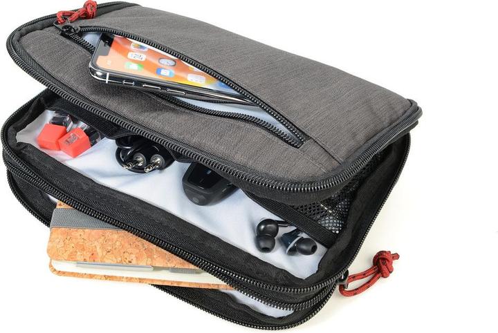 Image du produit Troika BUSINESS TECH POUCH 2 Pochette pour câbles, gris