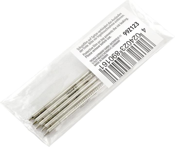 Produktbild Troika Ersatzminen für Construction Pen (Ersatzmine, Blau, 1 mm)