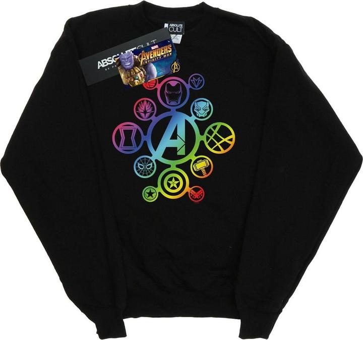 Avengers Infinity War Rainbow Icons Sweatshirt Jungen