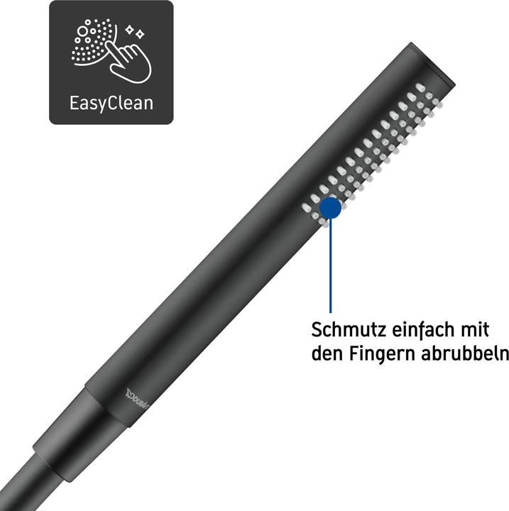 Actual product image Duravit Round bar shower black matt (1 Beam types, 21 l/min)