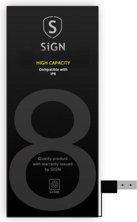 Produktbild SIGN iPhone 8 High Capacity Battery - 1950mAh
