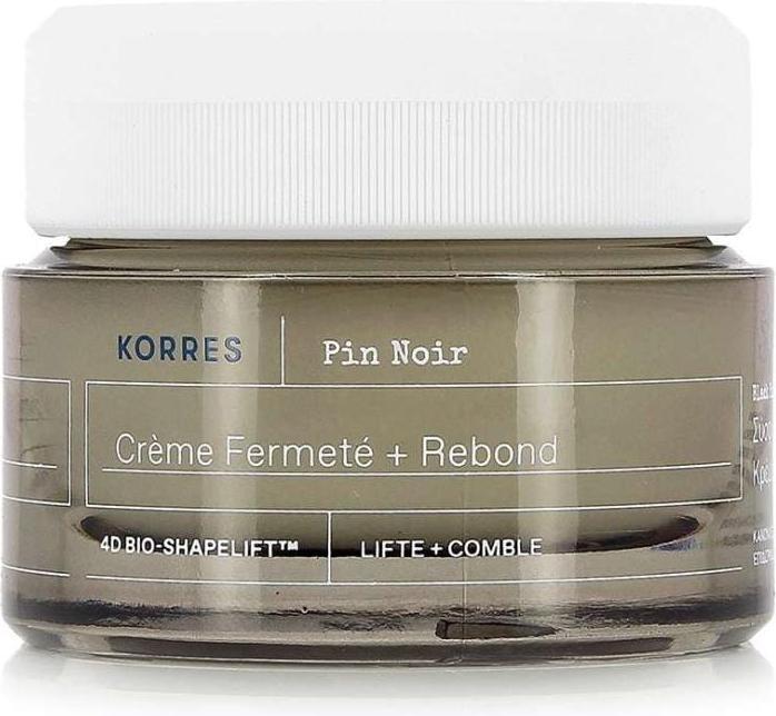 Actual product image Korres Black Pine 4D BioShapeLift™ Bounce Firming Moisturizer (40 ml, Day cream)