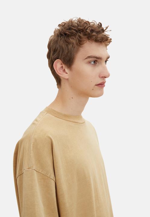 Immagine prodotto Tom Tailor Shirt Oversized-T-Shirt mit Rundhalsausschnitt aus Baumwolljersey (M)