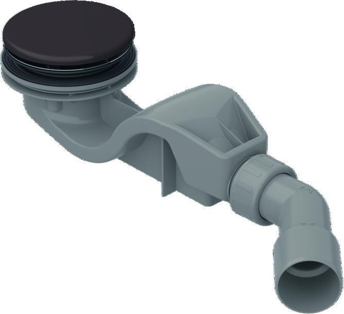 Produktbild Bette Solid 50 Ablaufgarnitur, seitlich 0,6 l/s, mit Antirutsch Pro oder Sense, B598- (Ablaufgarnitur)
