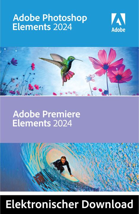 Produktbild Adobe Photoshop & Premiere Elements 2024 Windows Download Code (1 User, unbegrenzt)