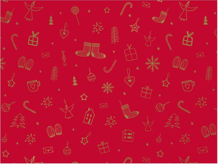 Produktbild Rotolux Geschenkpapier Weihnachtskollektion, 50 Rollen (Geschenkpapier)