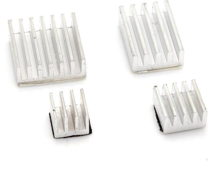 Immagine prodotto Sertronics Set 4 pezzi per dissipatore di calore per Raspberry Pi 4, argento