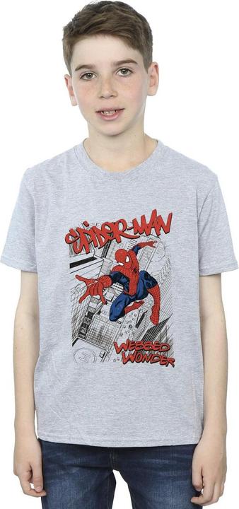 Produktbild SpiderMan Sketch City TShirt Jungen (104)
