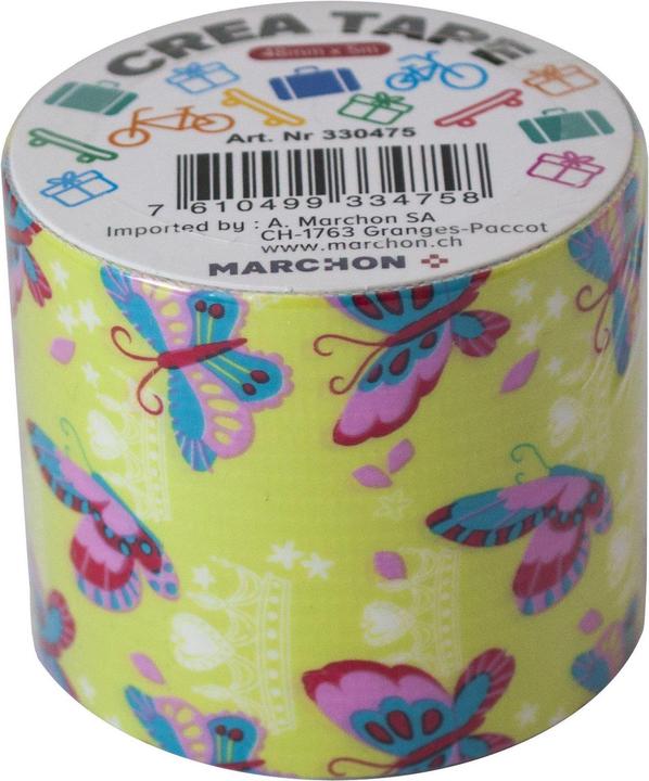 Actual product image Office Tape L515A yellow/butterfly (50 mm)