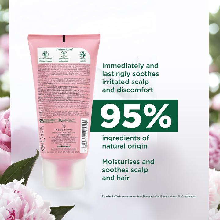 Produktbild Klorane Beruhigende Pflegespülung mit BIO-Pfingstrose (50 ml)