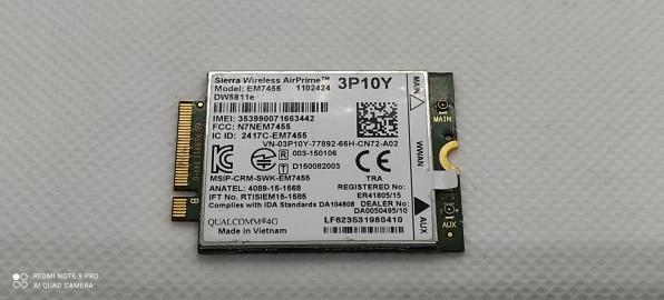 Produktbild Dell WWAN CARD 4G LAT. E5270/E5570