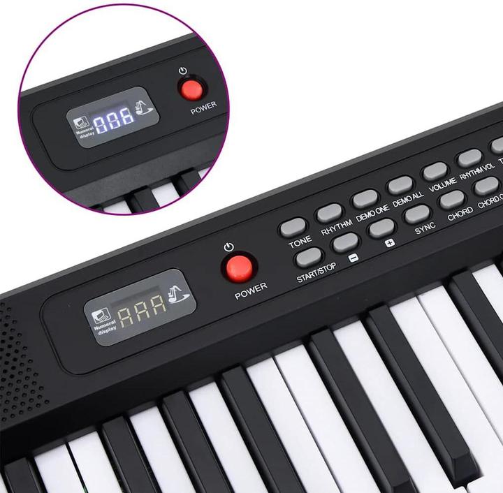 Produktbild VidaXL Elektrisches Keyboard mit Notenständer (88 Tasten)