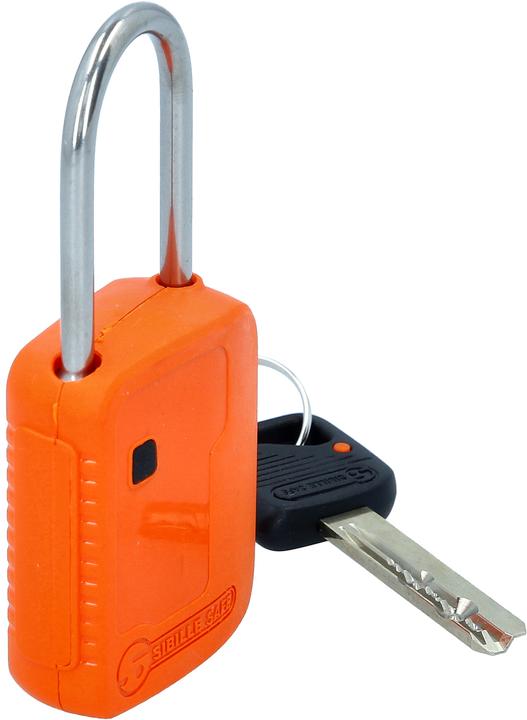 Produktbild KS Tools Absperr-Vorhängeschloss, orange, Metall, 38 mm
