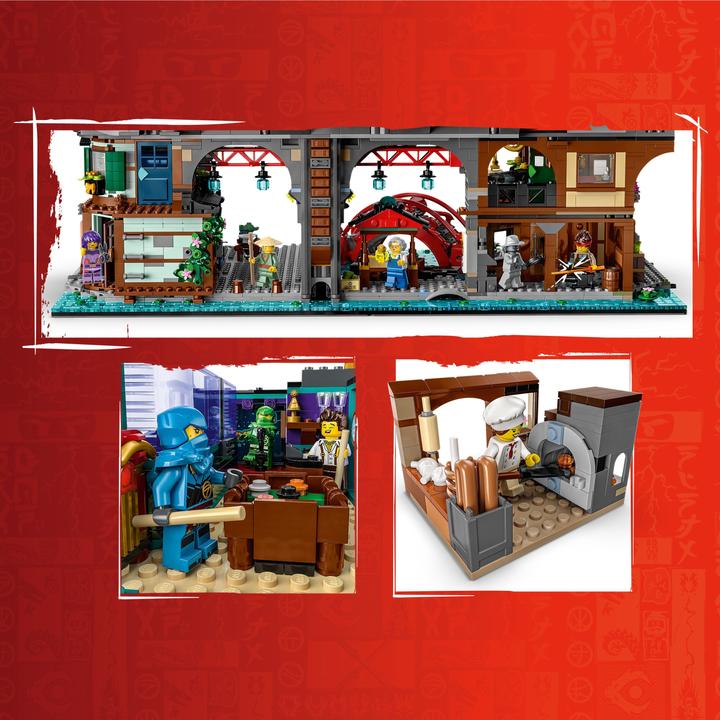 Produktbild LEGO Die Märkte von Ninjago City (71799, LEGO Ninjago, LEGO Seltene Sets)