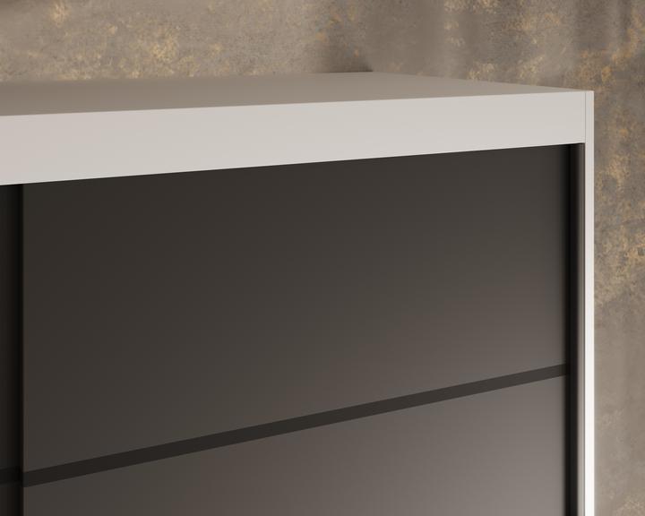 Actual product image ADRK Furniture Cardi Schwebetürenschrank 150