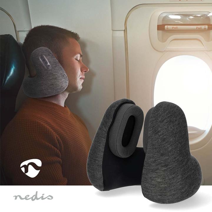 Actual product image Nedis Wireless over-ear headphones - Max. battery life: 11 hours - Built-in microphone - Press Si (Head & neck pillow)