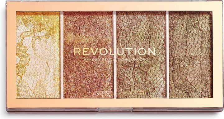 Actual product image Makeup Revolution Vintage Lace Highlighter Palette (Highlighter)