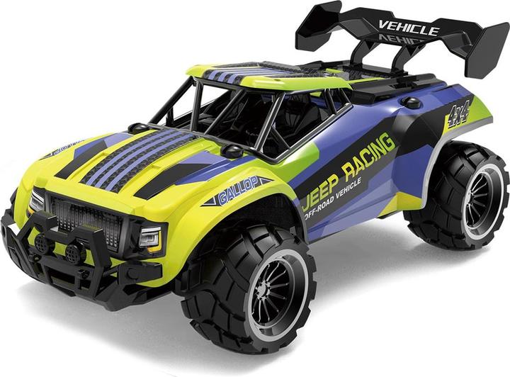 Actual product image Hama Jeep Racing - R/C 1:20 2.4G 3.7V Li-ion - Blue/yellow