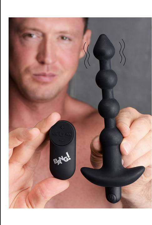 Image du produit XR Brands Perles anales vibrantes en silicone et télécommande