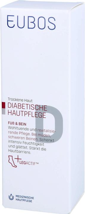 Immagine prodotto Eubos Crema per la cura della pelle dei piedi e delle gambe dei diabetici, 100 ml (Pediluvio, 100 ml)