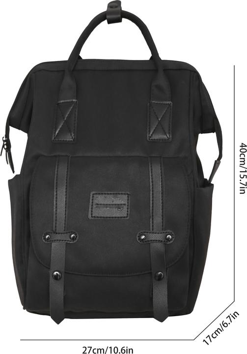 Only-Bags.Store Ästhetische Tote Rucksack, Preppy Style College Schultasche, leichte Reise Laptop Daypack