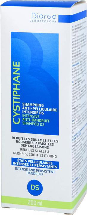 Actual product image Cystiphane Anti-Dandruff Shampoo DS intensive (200 ml, Liquid shampoo)