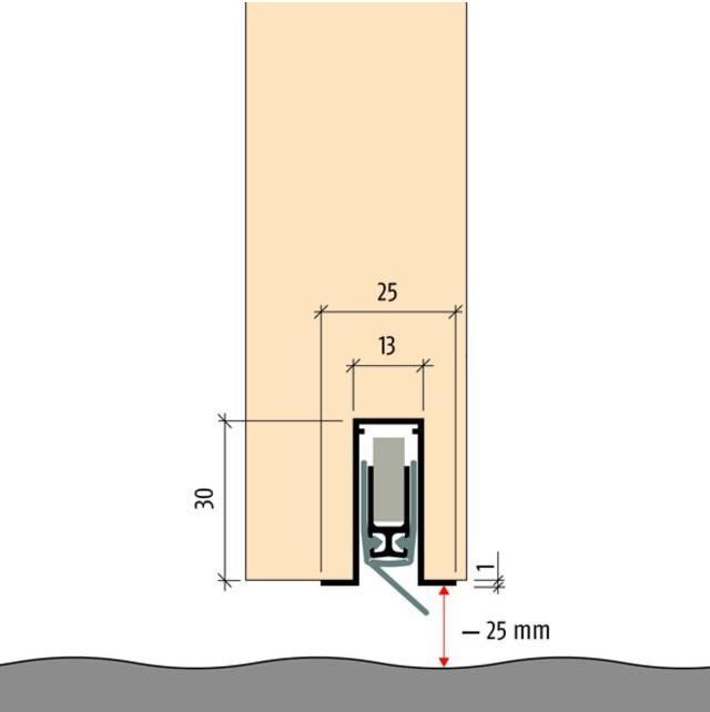 Actual product image Planet Door drop seals RF