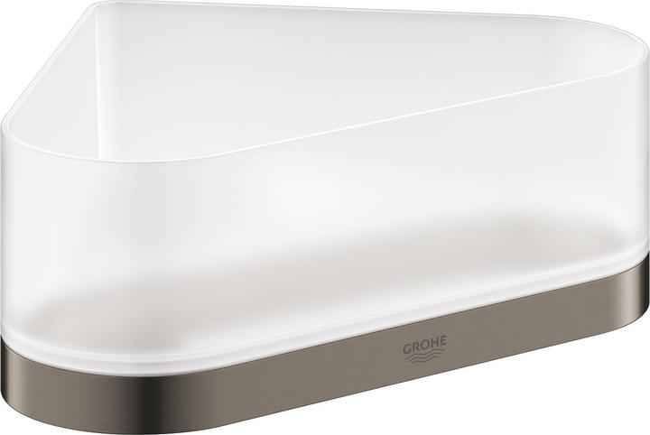 Image du produit Grohe tablette de douche d'angle SELECTION avec support hard graphite brossé