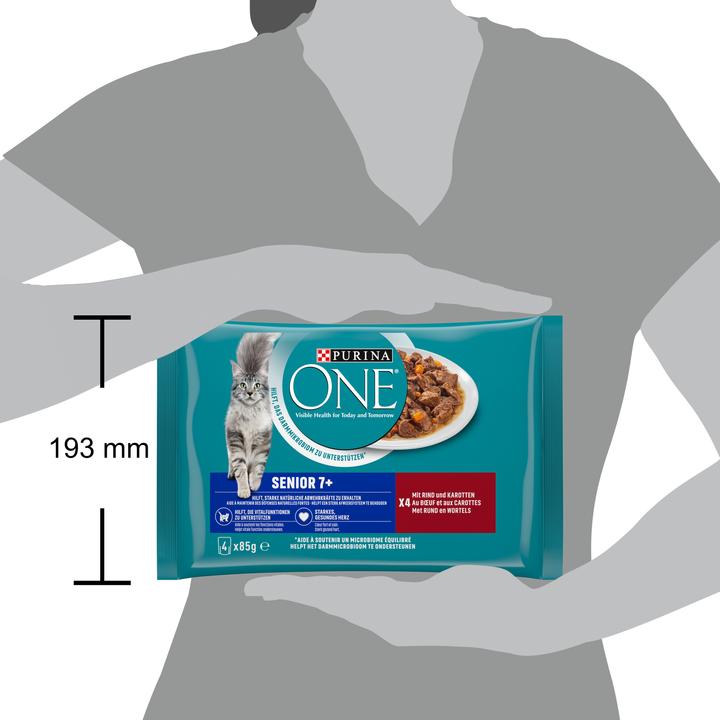 Image du produit Purina ONE Senior (Senior, 4 pcs, 85 g)