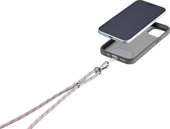 Actual product image Cellularline Universal Necklace Strap Lace Silver