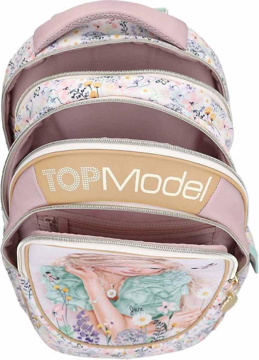 Immagine prodotto Top Model Topmodel - School Backpack SUMMER FEELING - Pastel Shades with Sage-Colored Details - 44x34x24 c... (19.60 l)