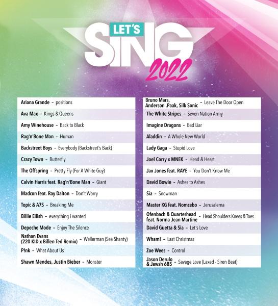 Immagine prodotto Ravenscourt Let's Sing 2022 (+ 2 Mics) (PS5, Multilingue)